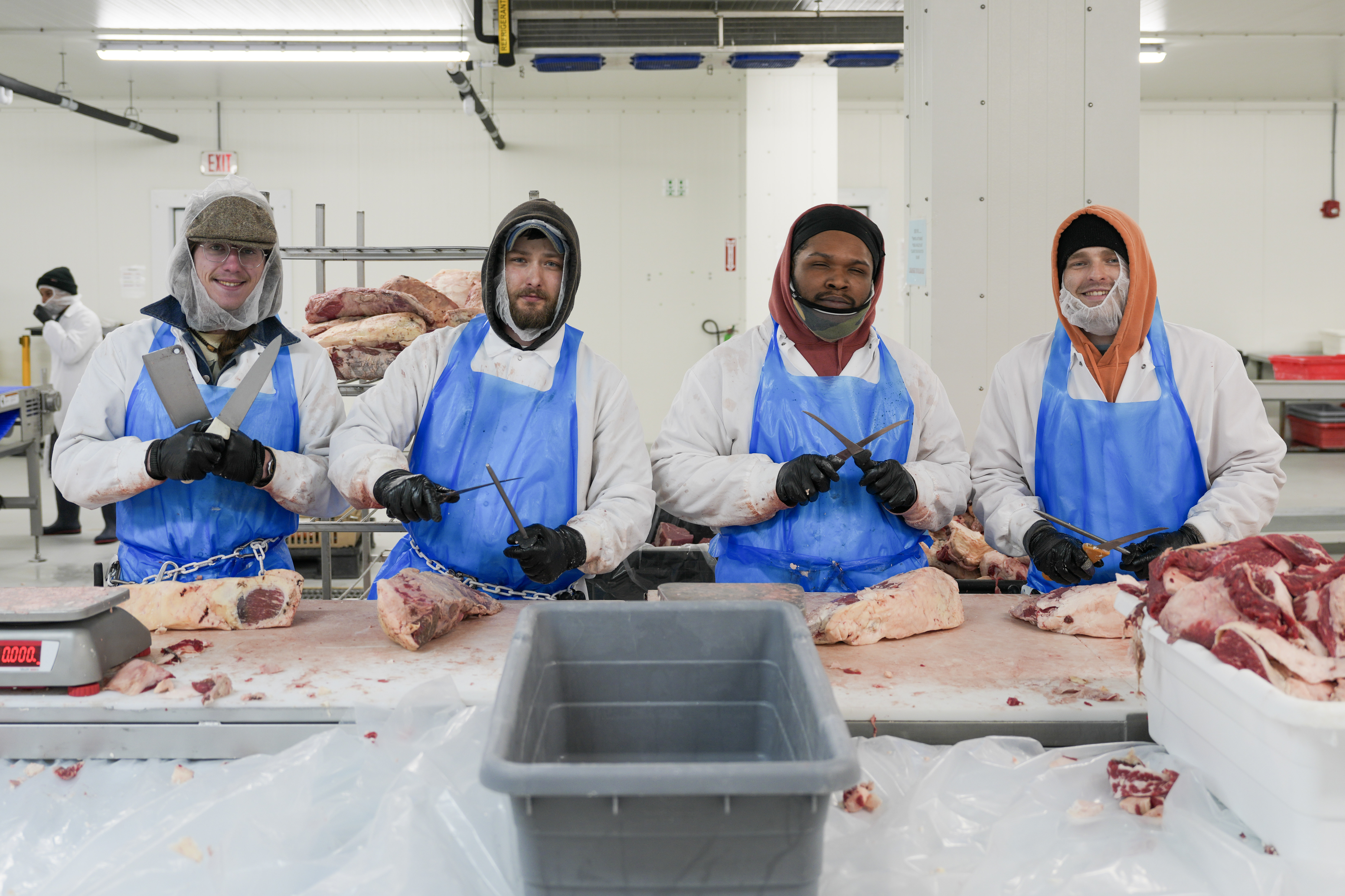 BFB butchers at work — Princeton facility